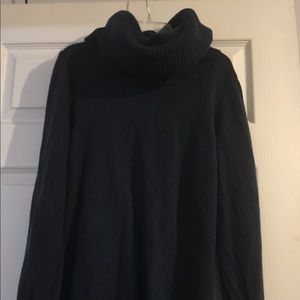 Gap navy blue turtleneck sweater #springcleaning